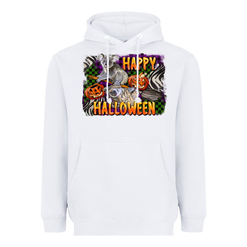 Happy Halloween Koala Heavyweight Hoodie by LillyAllenDesigns | Teevron
