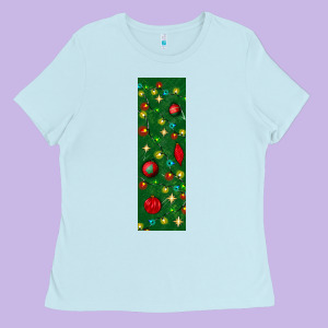 Christmas Pen Wraps Ladies Tee Designed By Bundleandbundleshop