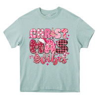 Arona christmas vibes pink Heavy Core Tee - MaliasSmallBusiness