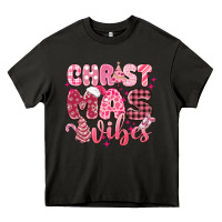 Asphalt christmas vibes pink Heavy Core Tee - MaliasSmallBusiness
