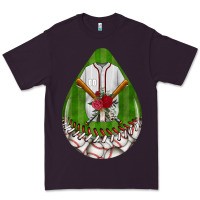 Plum baseball and western roses teardrop  2 Premium Tee - BundleAndBundleShop
