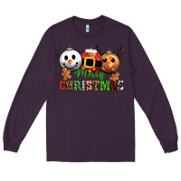 Plum merry christmas Long Sleeve Tee - CowGirlArtShop
