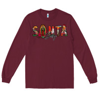 Burgundy santa baby lady of guadalupe Long Sleeve Tee - Jasminsmagicworld