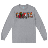 Heather Grey santa baby lady of guadalupe Long Sleeve Tee - Jasminsmagicworld