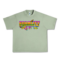 Oil Green Equality hurts no one Urban Heavy Tee - NancyCooperArtShop