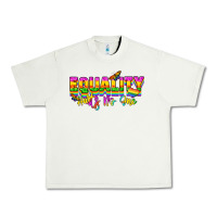 Pistachio Equality hurts no one Urban Heavy Tee - NancyCooperArtShop