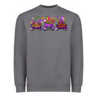 Storm Mardi Gras Farm Trucks Heavyweight Sweatshirt - FaDigitalArtStudio