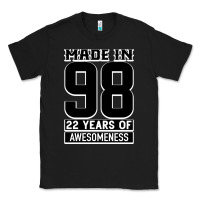 Black Made in 98 22 Years Of Awesomeness Classic Tee - Bettercallsaul