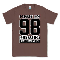 Chestnut Made in 98 22 Years Of Awesomeness Classic Tee - Bettercallsaul