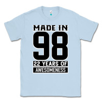 Dusty Blue Made in 98 22 Years Of Awesomeness Classic Tee - Bettercallsaul