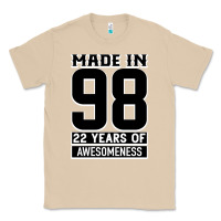 Mushroom Made in 98 22 Years Of Awesomeness Classic Tee - Bettercallsaul