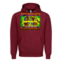 Burgundy salty witch tumbler Zipper Hoodie - BundleAndBundleShop
