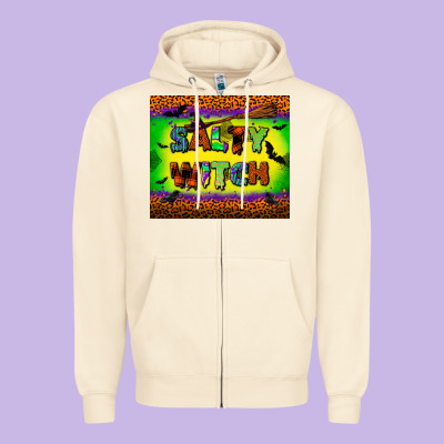 Salty Witch Tumbler Zipper Hoodie Designed By Bundleandbundleshop