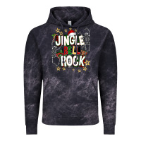 Cloud Black Jingle bell rock Vintage Hoodie - NancyCooperArtShop