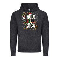 Vintage Black Jingle bell rock Vintage Hoodie - NancyCooperArtShop