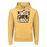 Vintage Mustard Jingle bell rock Vintage Hoodie - NancyCooperArtShop