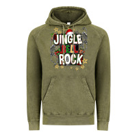 Vintage Olive Jingle bell rock Vintage Hoodie - NancyCooperArtShop