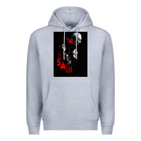 Heather Grey saw movie Premium Hoodie - tuanDangUi