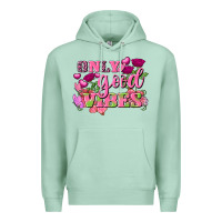 Seafoam Valentine's Day Only Good Vibes Premium Hoodie - FaDigitalArtStudio