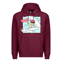 Burgundy Rocket Power Otto Woogidy Woogidy Surfs Up Premium Hoodie - tuanDangUi