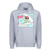 Heather Grey Rocket Power Otto Woogidy Woogidy Surfs Up Premium Hoodie - tuanDangUi
