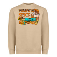 Mushroom Pumpkin Spice Junkie Heavyweight Sweatshirt - FaDigitalArtStudio