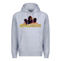 Heather Grey Buffalo Gold Casino Slot Machine Game Gifts Premium Hoodie - tuanDangUi