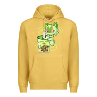 Antique Gold sprigatito matcha bubble classic . Premium Hoodie - tuanDangUi