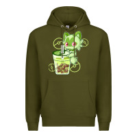 Army Green sprigatito matcha bubble classic . Premium Hoodie - tuanDangUi
