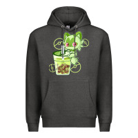 Charcoal Heather sprigatito matcha bubble classic . Premium Hoodie - tuanDangUi