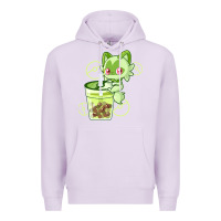 Lilac sprigatito matcha bubble classic . Premium Hoodie - tuanDangUi
