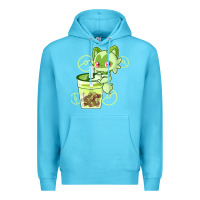 Ocean Blue sprigatito matcha bubble classic . Premium Hoodie - tuanDangUi