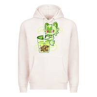 Pale Pink sprigatito matcha bubble classic . Premium Hoodie - tuanDangUi