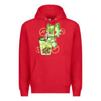 Red sprigatito matcha bubble classic . Premium Hoodie - tuanDangUi