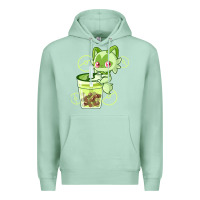 Seafoam sprigatito matcha bubble classic . Premium Hoodie - tuanDangUi