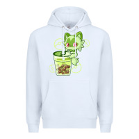 White sprigatito matcha bubble classic . Premium Hoodie - tuanDangUi