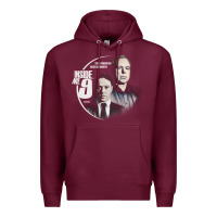 Burgundy inside no. 9 Premium Hoodie - tuanDangUi