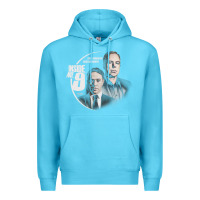 Ocean Blue inside no. 9 Premium Hoodie - tuanDangUi