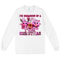 White iam dreaming of a christmas Long Sleeve Tee - CowGirlArtShop