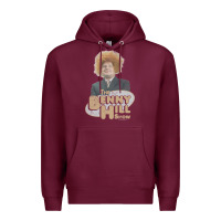 Burgundy benny hill Premium Hoodie - tuanDangUi