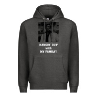 Charcoal Heather hangin' out with my family (birdemic) Premium Hoodie - tuanDangUi