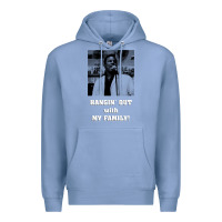 Colony Blue hangin' out with my family (birdemic) Premium Hoodie - tuanDangUi
