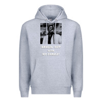 Heather Grey hangin' out with my family (birdemic) Premium Hoodie - tuanDangUi