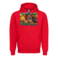 Red pumpkin kisses harvest wishes Zipper Hoodie - BundleAndBundleShop