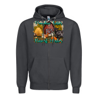 Smoke pumpkin kisses harvest wishes Zipper Hoodie - BundleAndBundleShop