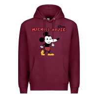 Burgundy michael the mouse Premium Hoodie - tuanDangUi
