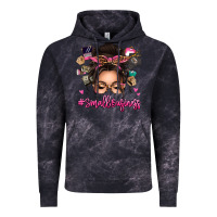 Cloud Black Small business messy bun Vintage Hoodie - texasbilliewilder