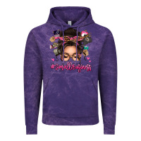 Cloud Purple Small business messy bun Vintage Hoodie - texasbilliewilder