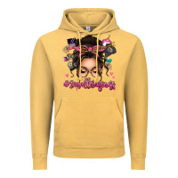 Vintage Mustard Small business messy bun Vintage Hoodie - texasbilliewilder