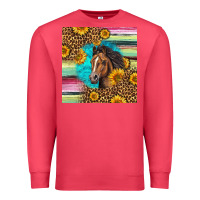 Cardinal quarter horse aztec pattern Premium Sweatshirt - LillyAllenDesigns